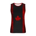 thumbnail image 3 of TopLLC Débardeurs pour Hommes T-Shirts Sans Manches Décontractés Mode Dégradé Imprimé Pull Col Rond Vêtements d'Été, 3 of 4