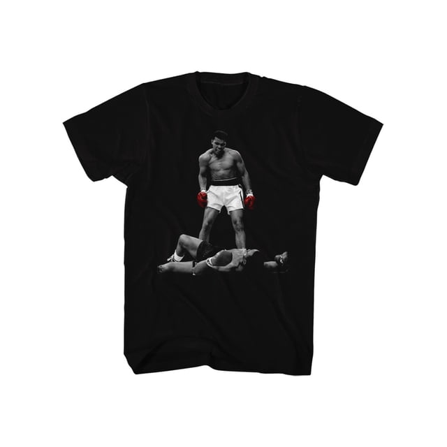 Muhammad Ali Gants de Boxe Rouges sur le Ring Champion T-Shirt Adulte Tee XLT