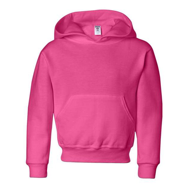 Jerzees Chandail à Capuchon en Molleton NuBlend pour Jeunes, S, Cyber Rose