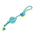 thumbnail image 1 of Dog Food Dispensing Ball Toy, Reduce Boredom Dog Teething Toy Bite Resistant  For Playing For Puppies Blue, 1 of 8