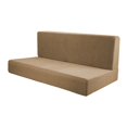 thumbnail image 2 of 2024 4x RV Seat Covers Camper Cushion Covers Elastic Replacement Soft Sofa Seat Cushion Cover RV Dinette Seat Covers for Trailers dark brown, 2 of 8