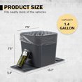 thumbnail image 2 of Haussimple Car Trash Can Garbage Bin Waterproof Leakproof Wastebasket, 2 of 9