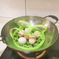 thumbnail image 2 of Pressure Cooker Sling,Silicone Sling Lifter Accessories, Anti-scalding Bakeware Lifter Steamer Rack for 6 Qt/8 Qt Instant Pot, Multi-function Cooker - Green, 2 of 7