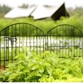 thumbnail image 4 of Metal Garden Fence H x W ( Panels Total Length . ft) Rustproof No Dig Fence for Dog Rabbits and Patio Yard Animal Barrier, 4 of 9
