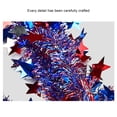 thumbnail image 4 of Ruban Rouge et Blanc Rouge Blanc et Bleu Fête de l'Indépendance Fleur Colorée Rouge Blanc Bleu Étoile à Cinq Branches Ruban Coloré Aménagement de Lieu, 4 of 9