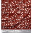 thumbnail image 1 of Soimoi Velvet Fabric Geometrical Check & Aster Floral Print Sewing Fabric Yard 58 Inch Wide, 1 of 3