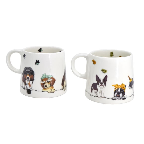PAWZ Set Of 2 Dog Mugs