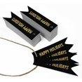 thumbnail image 3 of Inkdotpot Pack Of 50 Real Gold Foil Paper Tags Happy Holiday Favor Hang Tags, 3 of 6