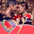 thumbnail image 5 of 3Pcs Luminous Rose under $5! Cagogo Colorful Luminous Rose Artificial Flower, LED Light Up Rose Everlasting Flower, Valentine's Day Gift Home Decor Night Light, 5 of 5