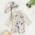 thumbnail image 2 of Baby Swimsuits Cute Cartoon Printed Bathing Suit Boys Toddler Rash Guard Swim Suit 6M Boys Clothes, 2 of 4