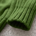 thumbnail image 5 of Zwiiyzr 2025 Chandail Tricoté à Col Roulé pour Bébé Fille Garçon Blouse Chandail Chandail en Molleton Chaud Col Rond Manches Longues pour Tout-Petit 3-8 Ans Vert, 5 of 5