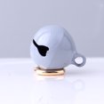 thumbnail image 1 of Pet Collar Bell Dog Collar Bell Cat Collar Bell Pet Pendant Accessories Pet Collar Bell Iron Pet Round One Piece Bell Collar Pendant Accessories With Keyring For Cats And DogsGrey, 1 of 1