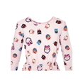 thumbnail image 4 of Robe Fille Imprimé Chêne Rose Pâle Manches Longues Princesse 2 Ans, 4 of 5