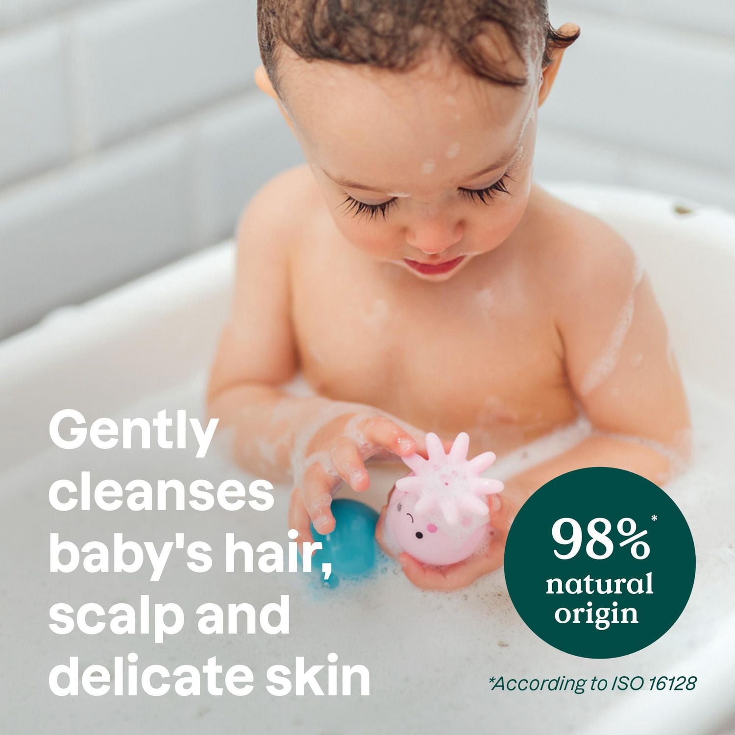 ATTITUDE baby leaves, Nettoyant Mousse Cheveux et Corps, Bonne Nuit, 295 mL
