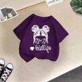 thumbnail image 2 of Chemises pour Bébé Fille Grandes Tailles Enfants Filles Imprimé Graphique Mignon Col Rond Manches Courtes T-Shirt Décontracté d'Été, 2 of 4