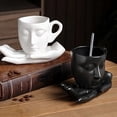 thumbnail image 1 of Iumwxz Kitchen Gadgets Ceramic Top Coffee Mug with Plates and Spoon Kitchen Utensil Set Black Ceramics Today Discount, 1 of 3
