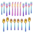 thumbnail image 3 of Cambridge Cranston Rainbow Mirror 20 Piece Flatware Set, 3 of 3