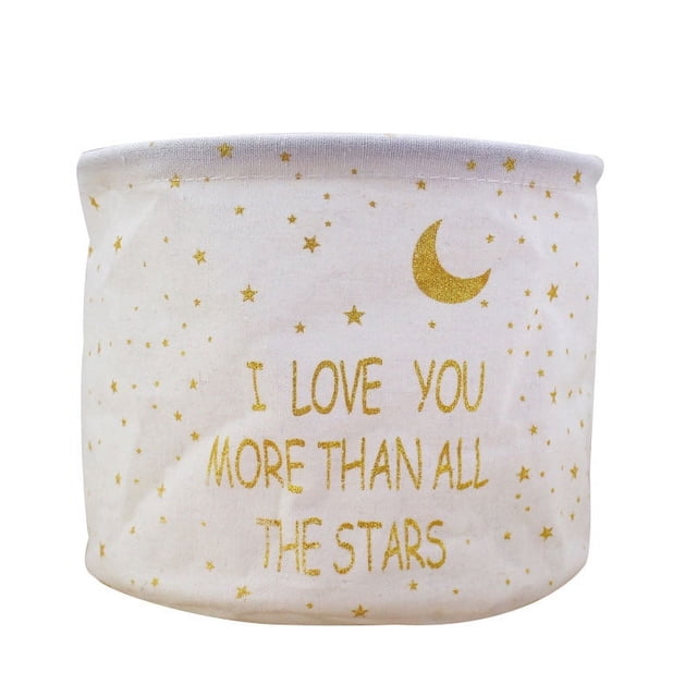 Desktop Basket Fabric Foldable Cosmetic Storage Waterproof Cartoon Housekeeping & Organizers
