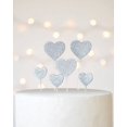thumbnail image 2 of Piques cœur gâteau scintillant Gartner Studios en argent, 2 of 3
