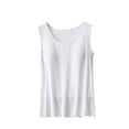 thumbnail image 1 of FAIWAD Débardeur d'Été pour Femmes Pyjama Sans Manches Vêtement de Nuit Col Rond Confortable Basique avec Coussinet de Poitrine, 1 of 3