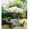 thumbnail image 2 of Vargottam Indoor/OutdoorRoundTablecloth 58 InchTablecloth with Umbrella Hole & Zip- Waterproof TableCloth TableCovers for Backyard Table -Navy Blue, Aquamarine, 2 of 7