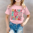 thumbnail image 2 of MEZZALL T-Shirts Imprimés pour Enfants Saison Scolaire Col Rond T-Shirt à Manches Courtes pour Garçons Filles Tee Hauts Mignon, 6-7 Ans, 2 of 4