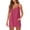 #01Hot Pink, variant on yoeyez Women's Tennis Dress Shorts Set Buttons Workout Mini Dress with Pockets Sleeveless Spaghetti Straps Golf Athletic Dresses Purple,S