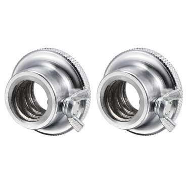 Unique Bargains 25.4mm Barbell Spin Lock Collar Dumbbell Screw for Barbell Dumbbell Weight Lifting Silver 2 Pack