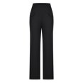 thumbnail image 5 of LSLJS Women's Solid Color Fashionable and Comfortable Wide Leg Straight Yoga Pants Gym Pants, 5 of 5