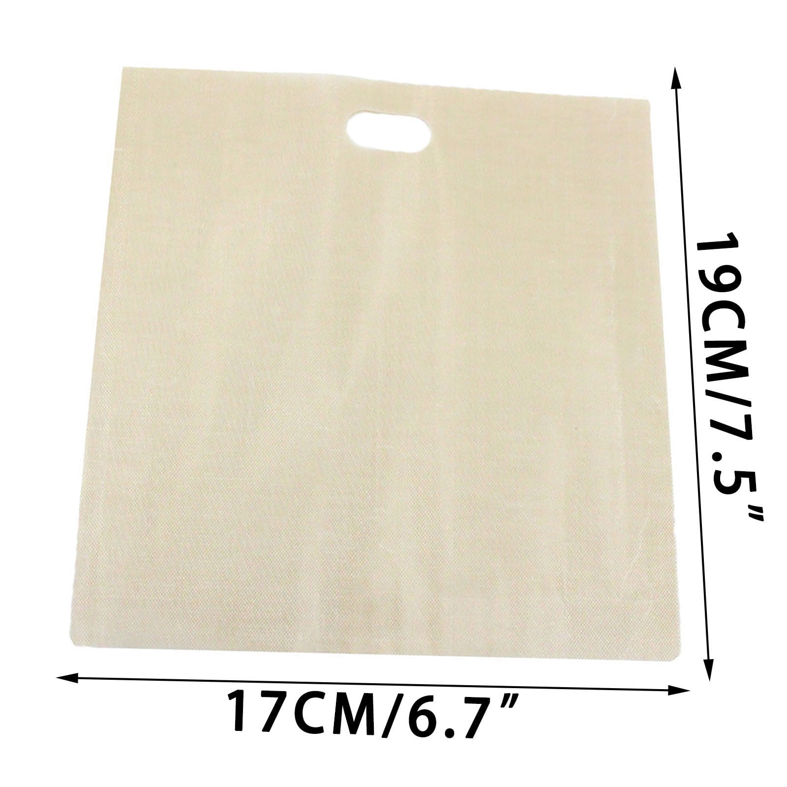 Dvkptbk Toast Paper Sacs pour Grille-Pain Sacs à Pain Réutilisables pour Grilled Cheese Sandwich Antiadhésifs Résistants à la Chaleur 5 Pcs Toast Paper