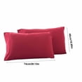 thumbnail image 3 of BAOPAI Luxury Hotel Protective Pillowcase Covers 2 Pack Breathable Moisture Wicking Oil Resistant Soft Comfortable Bedding for Better Sleep, 3 of 6