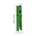 thumbnail image 2 of 40pcs Durable 2.9 Inch Wooden Clothespins Clothes Pegs Pins (Green), 2 of 8