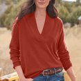 thumbnail image 1 of Birdeem Woman V-Neck Long Sleeve Solid Color Capless Fashion Commuting Comfort Jacket, 1 of 1