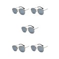 thumbnail image 1 of relayinert Fashionable Polarized Lens Small Square For Trendy Style Materials silver white silveC4 5Set, 1 of 6