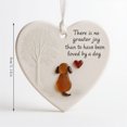 thumbnail image 2 of Heart-Shaped Sea Glass Christmas Tree Ornament For Hanging Holiday Decor; Handmade Friendship Keepsake Gift, 2 of 6