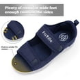 thumbnail image 4 of FitVille Men's Wide Arch Support Slipper Open Toe Sandals for Men Summer Diabetic Shoes for Men, 4 of 6