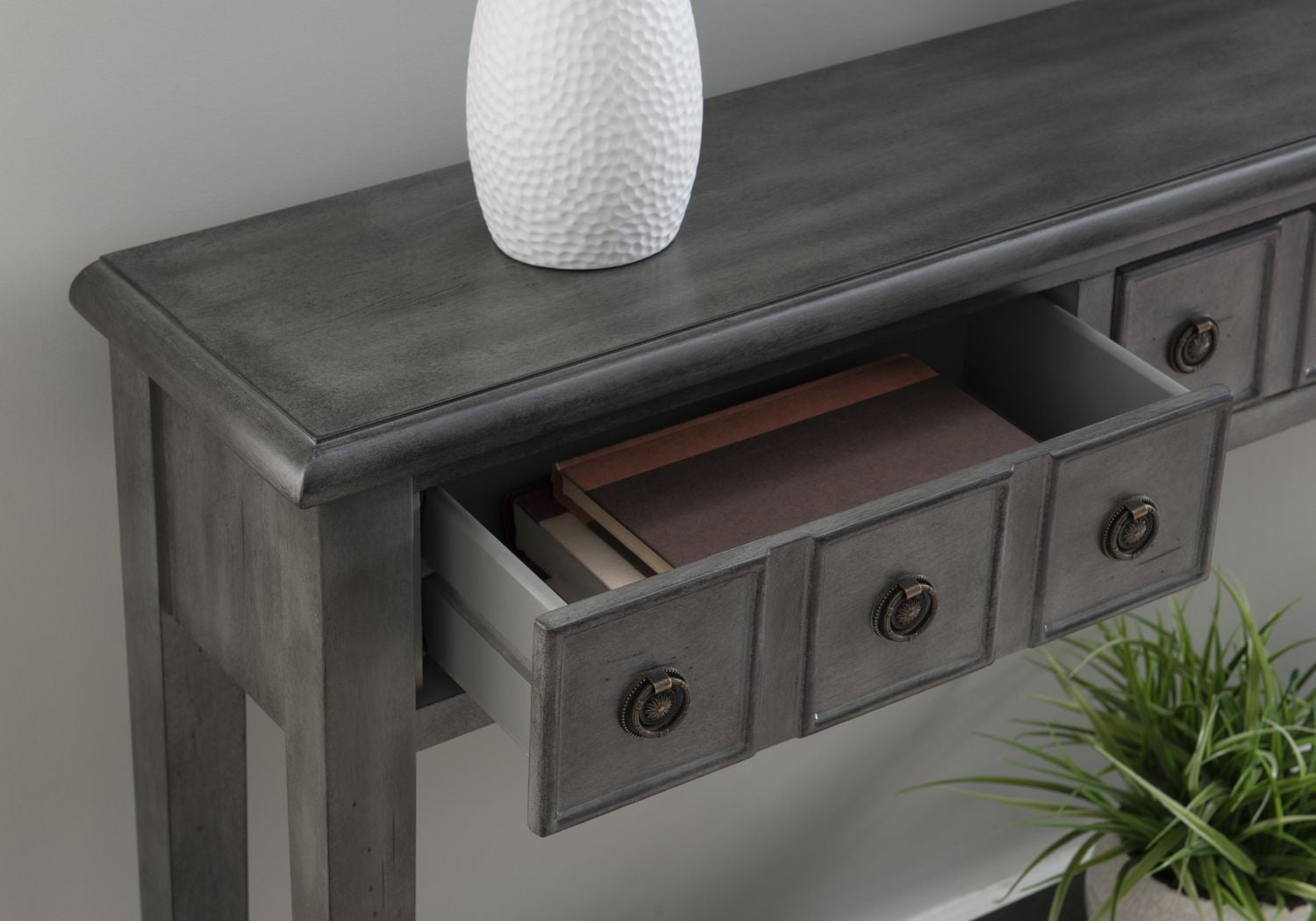 LaMonica Long Console, Grey