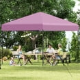 thumbnail image 4 of Costway 10 X 10 FT Pop up Canopy Tent with Portable Carrying Bag 8 Stakes 4 Wind Ropes, 4 of 10