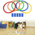 thumbnail image 4 of Hopscotch Rings Game Hopscotch Game with Connectors Durable Sports Toys Creative 36cm 5 rings, 4 of 6