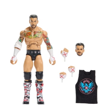 WWE Elite Collection Top Picks CM Punk Action Figure & Accessories, 6-inch Collectible Set - Walmart Exclusive