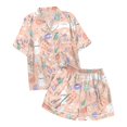 thumbnail image 4 of GDREDA Ensemble de Sommeil pour Femmes Dames Mode Décontractée Lapin de Pâques Impression Numérique 3D Pyjama Court Combinaison de Pyjama Femmes Ensembles de Pyjama pyjamas Gris,G, 4 of 4
