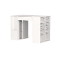 thumbnail image 2 of South Shore Crea Counter-Height Craft Table with Storage, Pure White, 2 of 17