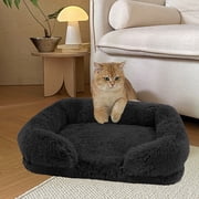 Dvkptbk Dog Bed Medium Size Dogs, Cat Beds for Indoor Cats, Pet Bed for Puppy and Kitty, Washable, Extra Soft, Anti-Slip Bottom