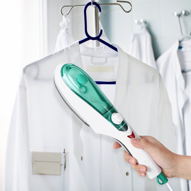 Steam Iron Clothes Steamer Garment Steamer Fast Heat Wrinkle Remover Iron Steamer Handheld Portable Garment Steamer Brush Steam Iron For Clothes Fast Heat Wrinkle Remover EU 220V