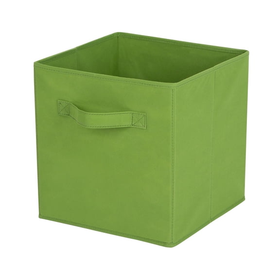 Mainstays Storage Cube Fabric Basket Bin - Foldable, Great for Nursery, Playroom, Closet, Home Organization