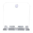 thumbnail image 2 of FLAMEEN Anti‑Fog Shower Mirror,Square Mirror,Fogless Bathroom Shaving Mirror Square Shower Mirror Shatterproof Mirror With Hook, 2 of 8
