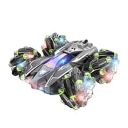 Jindong New Gesture Sensing RC Stunt Car with Lights Music Hand Gesture Remote Car 360° Double Side Glove Controlled RC Car Birthday Gifts Toys for 6 7 8 9 10 11 12 Year Old Boys