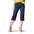 thumbnail image 2 of Lee Womens Relaxed-Fit Capri Pant 8 Lagoon, 2 of 4