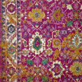 thumbnail image 3 of 594218 Laraline Vintage Turkish Medallion Faded Fuchsia Area Rug 3'9" x 5'9", 3 of 3