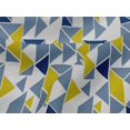 thumbnail image 4 of oneOone Viscose Jersey Fabric Parallelogram & Triangle Geometric Print Fabric By Yard 60 Inch Wide, 4 of 5